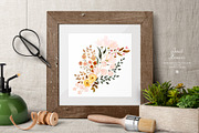 Sweet Flowers - watercolor set, an Illustration by Webvilla Studio (Thumbnail 7 of 8)