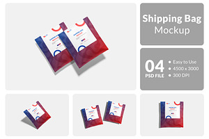 Shipping Bag Mockup
