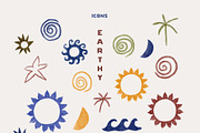 Handmade Earthy Frames & Backgrounds, an Object Graphic by Lana Elanor (Thumbnail 10 of 16)