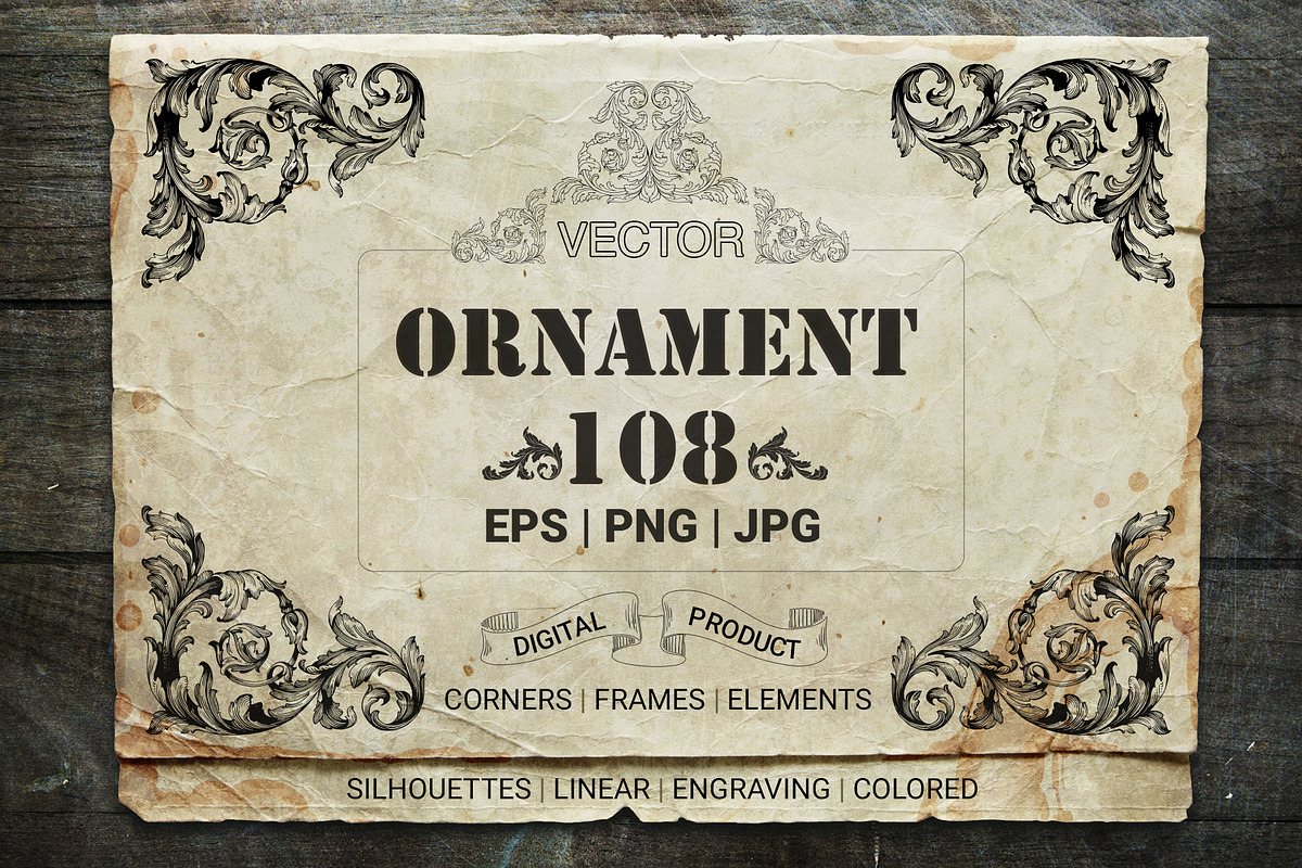 Ornament elements for decorate, a Decorative Illustration by Samira (Photo 1 of 6)