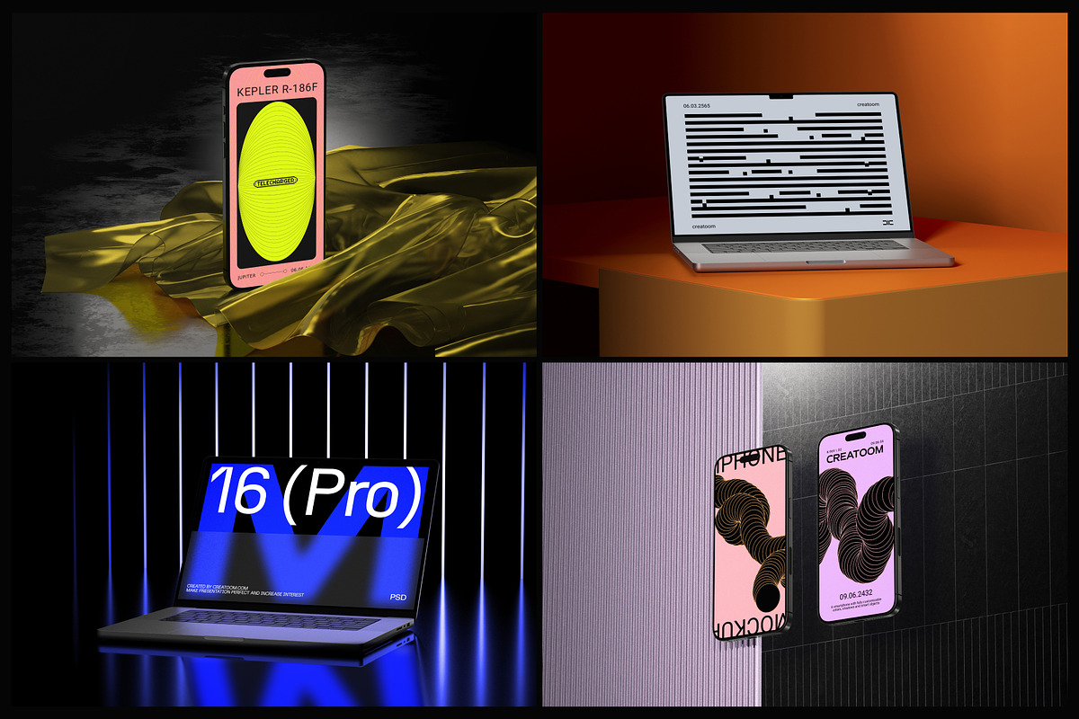 Apple device mockups, a Device Mockup by Creatoom (Photo 6 of 11)