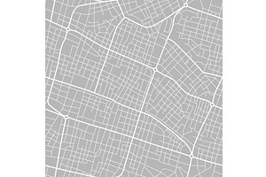 City map seamless pattern, town plan, a Decorative Illustration by Buch&Bee