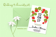 Summer Wedding Invitation Set, an Invitation Template by land art (Thumbnail 1 of 9)