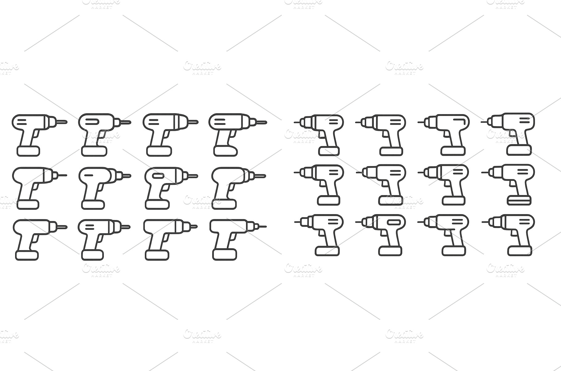 Various types of power drills, an Industrial Photo by ZinetroN