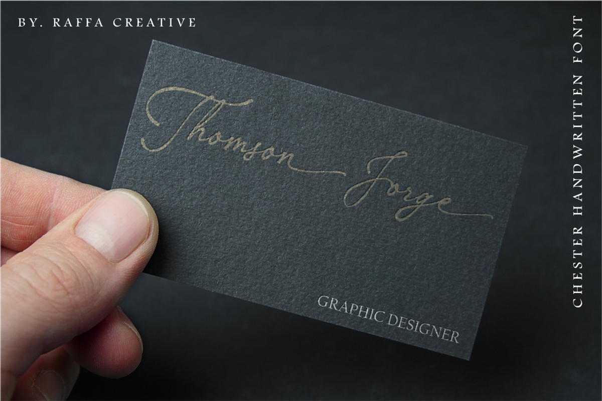 Chester Signature, a Handwritten Font by Raffa Creative (Photo 10 of 10)