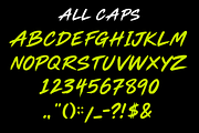 Raves Dynamic Sports Brush Font, a Handwritten Font by Serbaneka Studio (Thumbnail 5 of 7)