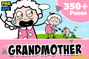 Grandmother ~ Cartoon Character Set