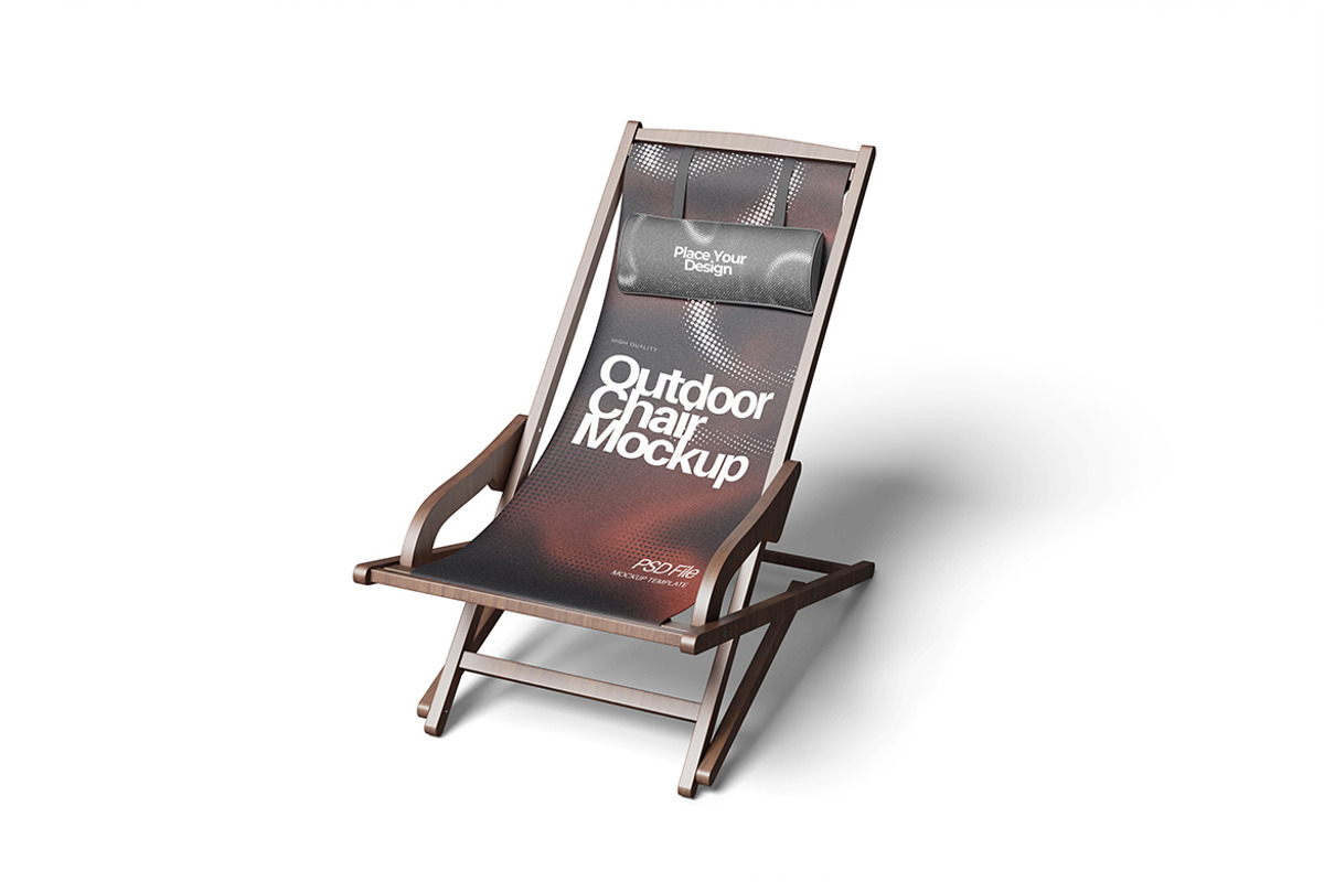 Outdoor Chair Mockup, a Product Mockup by bimockup (Photo 2 of 6)