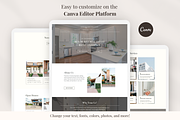 Real Estate Canva Website Template, a Landing Page Template by GlamWebDesigns (Thumbnail 2 of 8)