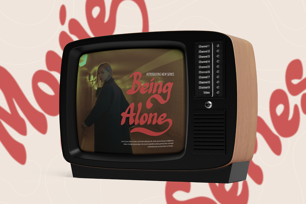Thiemyshine | Retro Script Display, a Font by Denustudios (Photo 12 of 15)