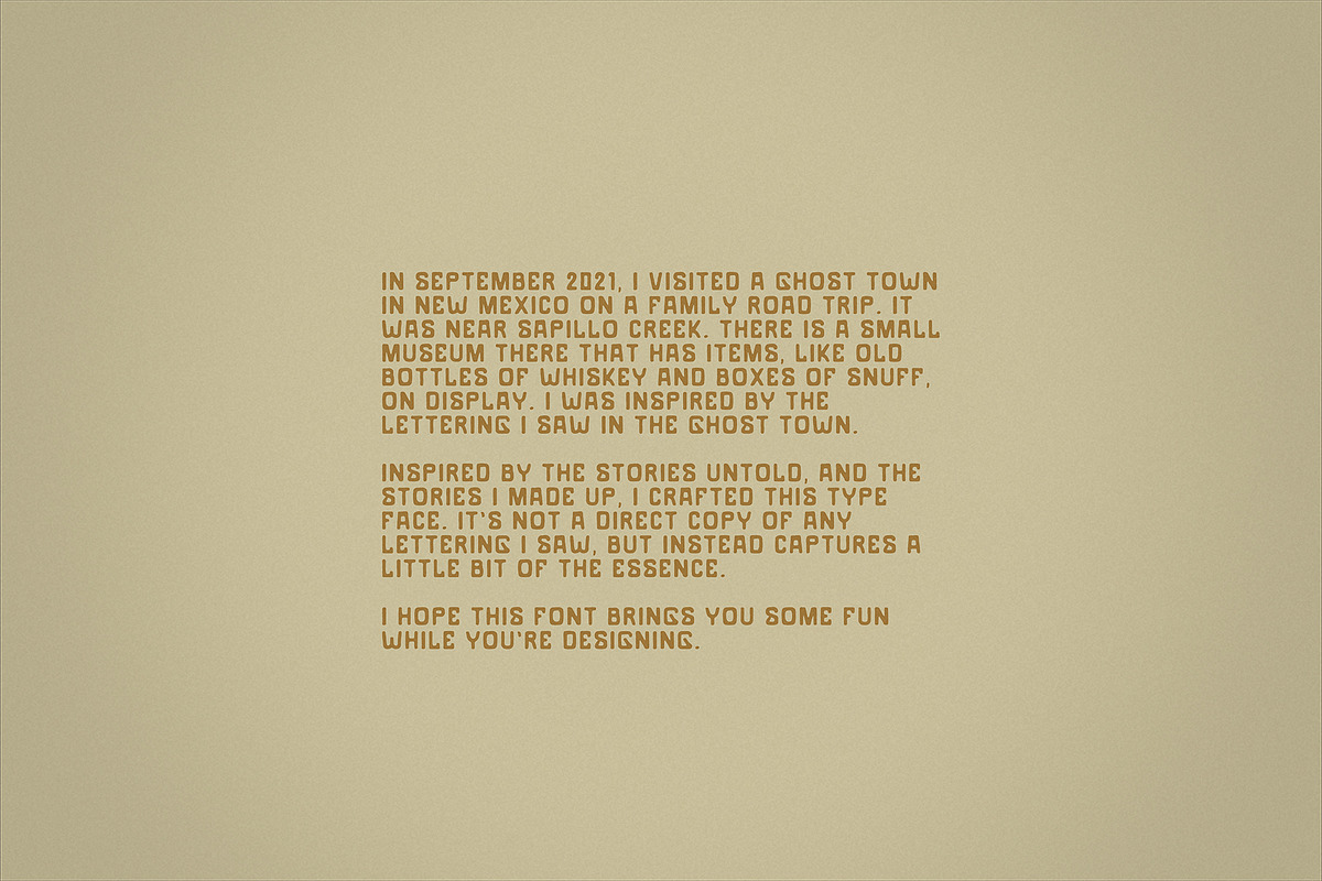 Ghost Stories, a Sans Serif Font by MEG BURK CHOI (Photo 6 of 6)