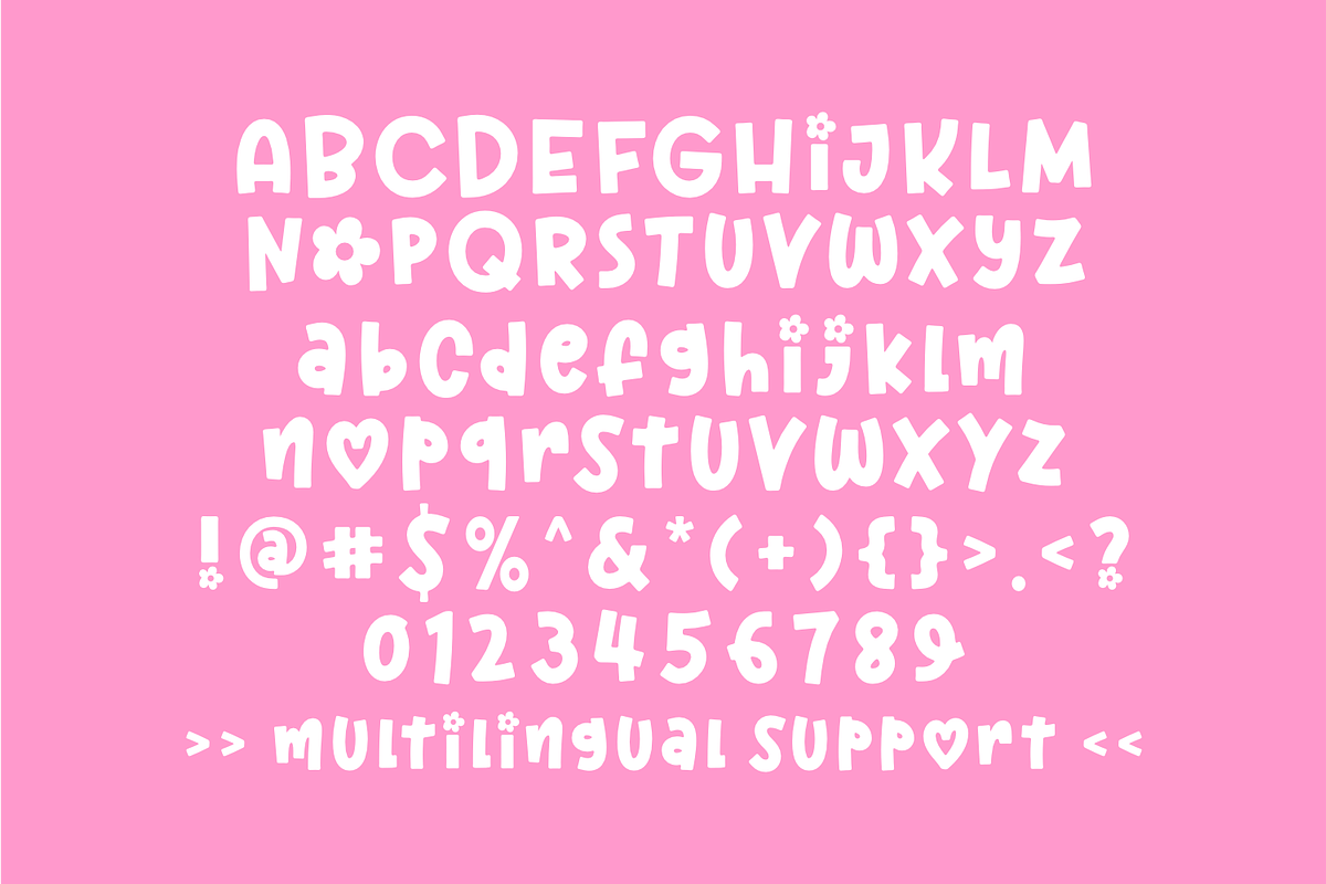 Wildflower School - Display Font, a Handwritten Font by Keithzo (Photo 10 of 11)