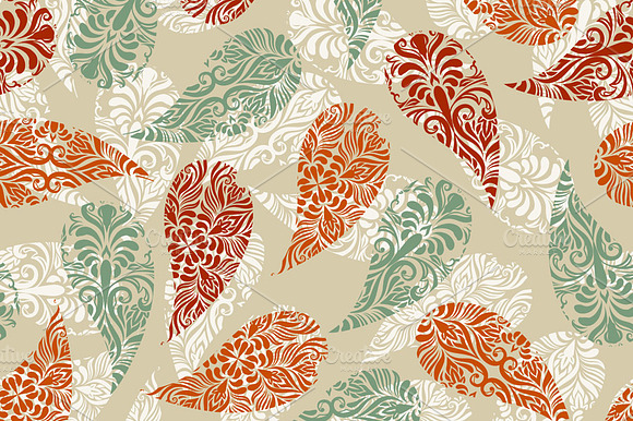 Vector Paisely Seamless Pattern