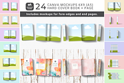 Book Mockup Kit for Canva Hard Cover, a Books & Magazine Mockup by Mockup Scene (Thumbnail 1 of 10)