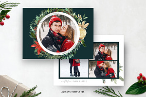 Christmas Card Template CC090