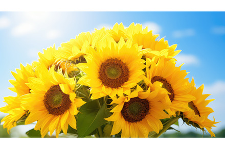 garden bouquet flower background ai, a Nature Photo by pikepicture