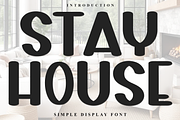 Stay House, a Script Font by FreshTypeINK (Thumbnail 1 of 7)