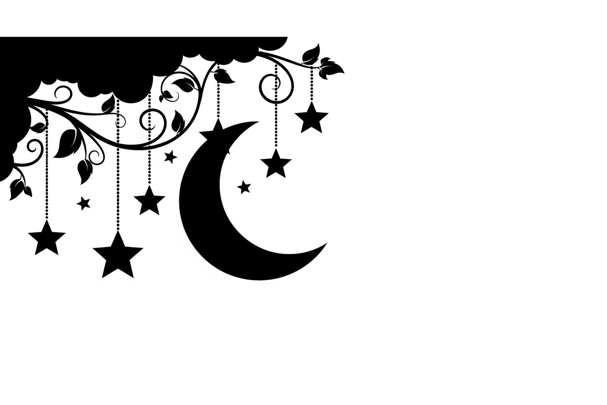 Moon Hanging Silhouette Bundle, an Illustration by Gaye Art (Photo 26 of 31)