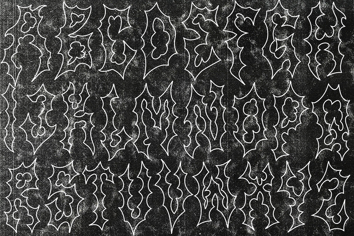 ANGER RAVEN – Death Metal Fon, a Blackletter Font by Fonday Studio (Photo 7 of 8)