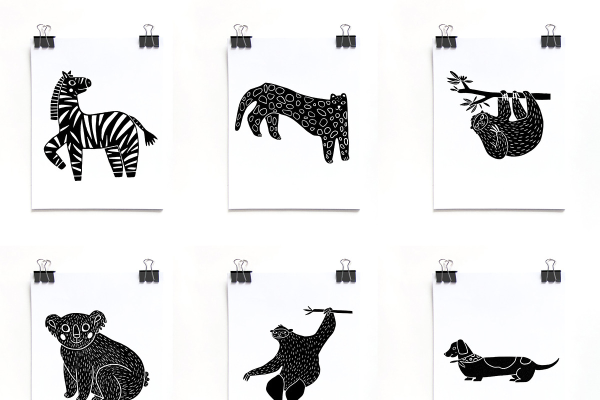Cute animals BUNDLE, an Animal Illustration by Mii Lab (Photo 8 of 20)