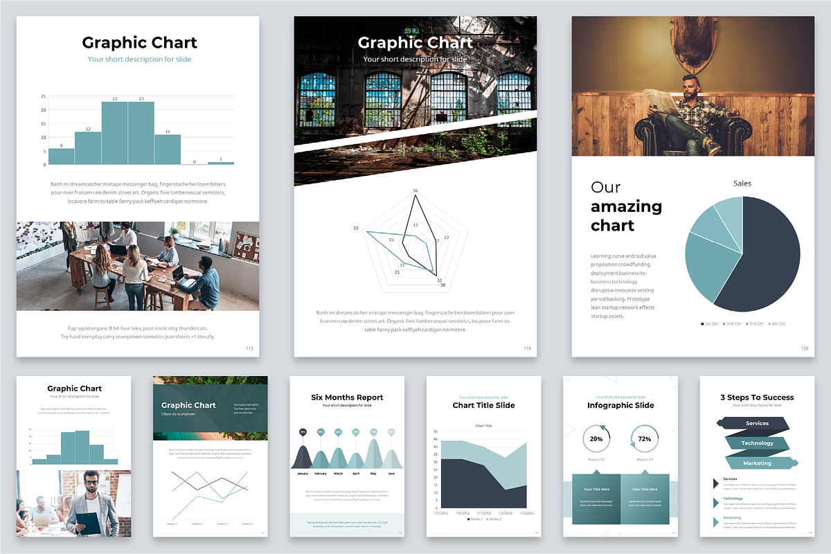 A4 Portal Modern Powerpoint Template, a Presentation Template by Reshapely (Photo 17 of 18)