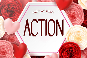 Action Summer Font