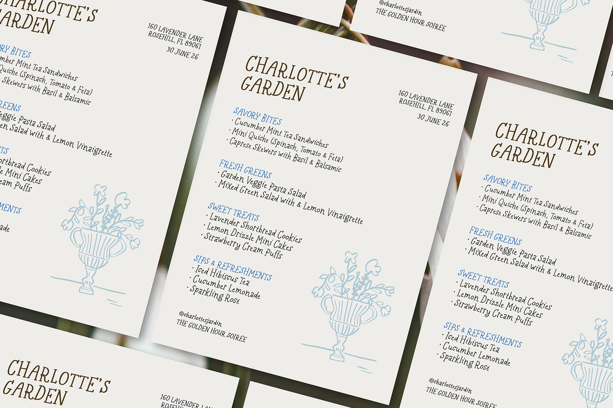 Les Memoires | Whimsical Font Family, a Handwritten Font by type peace (Photo 4 of 11)