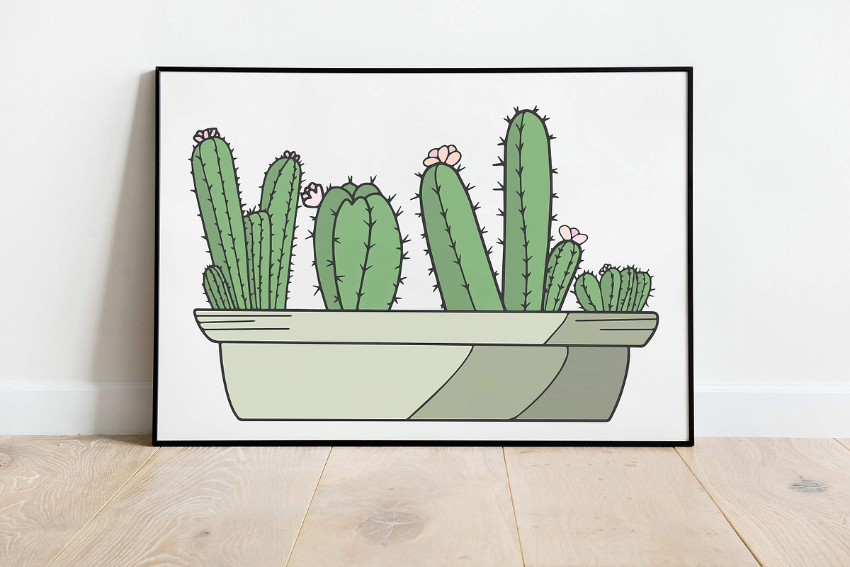 Potted Plants SVG Bundle, a Graphic by KostaDigitalArt (Photo 7 of 10)