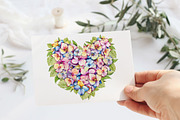 Hydrangea clipart, flower patterns, an Illustration by Artmanata (Thumbnail 18 of 18)