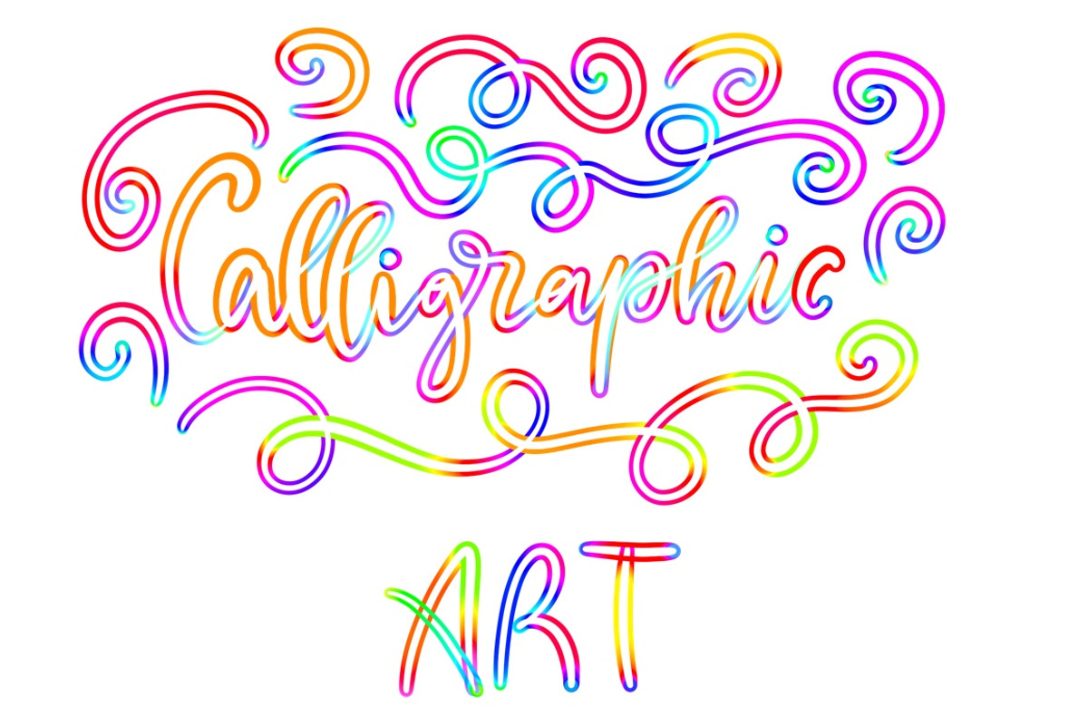 Rainbow Outline Procreate Brushes, a Brush Add-On by Almazova Dolzhenko (Photo 13 of 13)