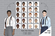 Detective Clipart, a Person Illustration by GlamArtZhanna (Thumbnail 3 of 6)