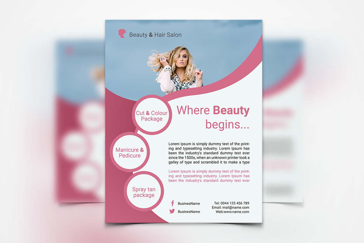 TOP 100 PREMIUM Flyers Templates, a Flyer Template by UNIK Agency (Photo 54 of 82)
