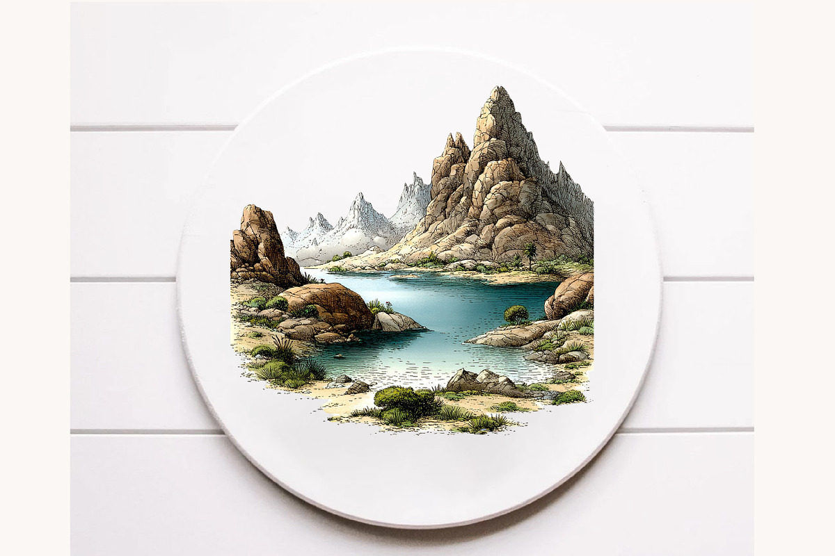 Nature Landscapes Clipart, a Seasonal Illustration by Designworld (Photo 10 of 10)