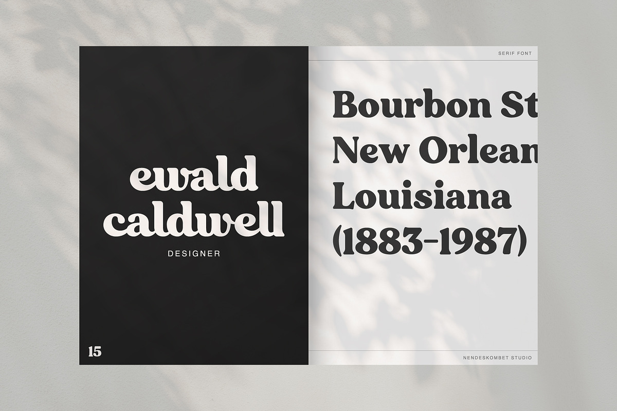 commuter - modern serif font, a Script Font by NendesKombet Studio (Photo 2 of 9)