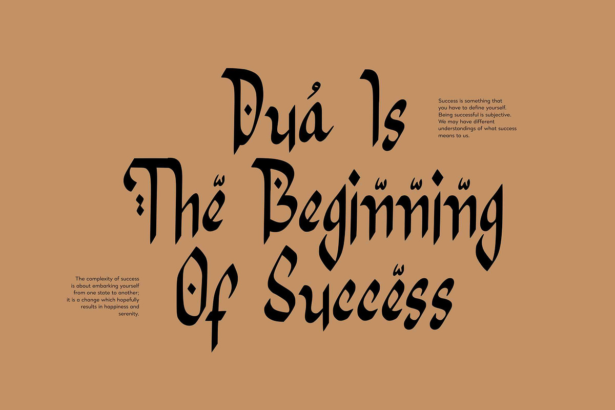 Adullah - Arabic Font Display, a Font by Runsell Studio (Photo 4 of 5)