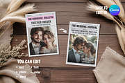 Newspaper Wedding Template, an Invitation Template by ZoloDesignHub (Thumbnail 8 of 10)