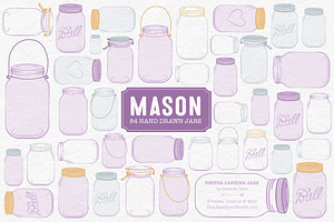 Lavender Jar Vectors & Clipart, an Illustration by Amanda Ilkov