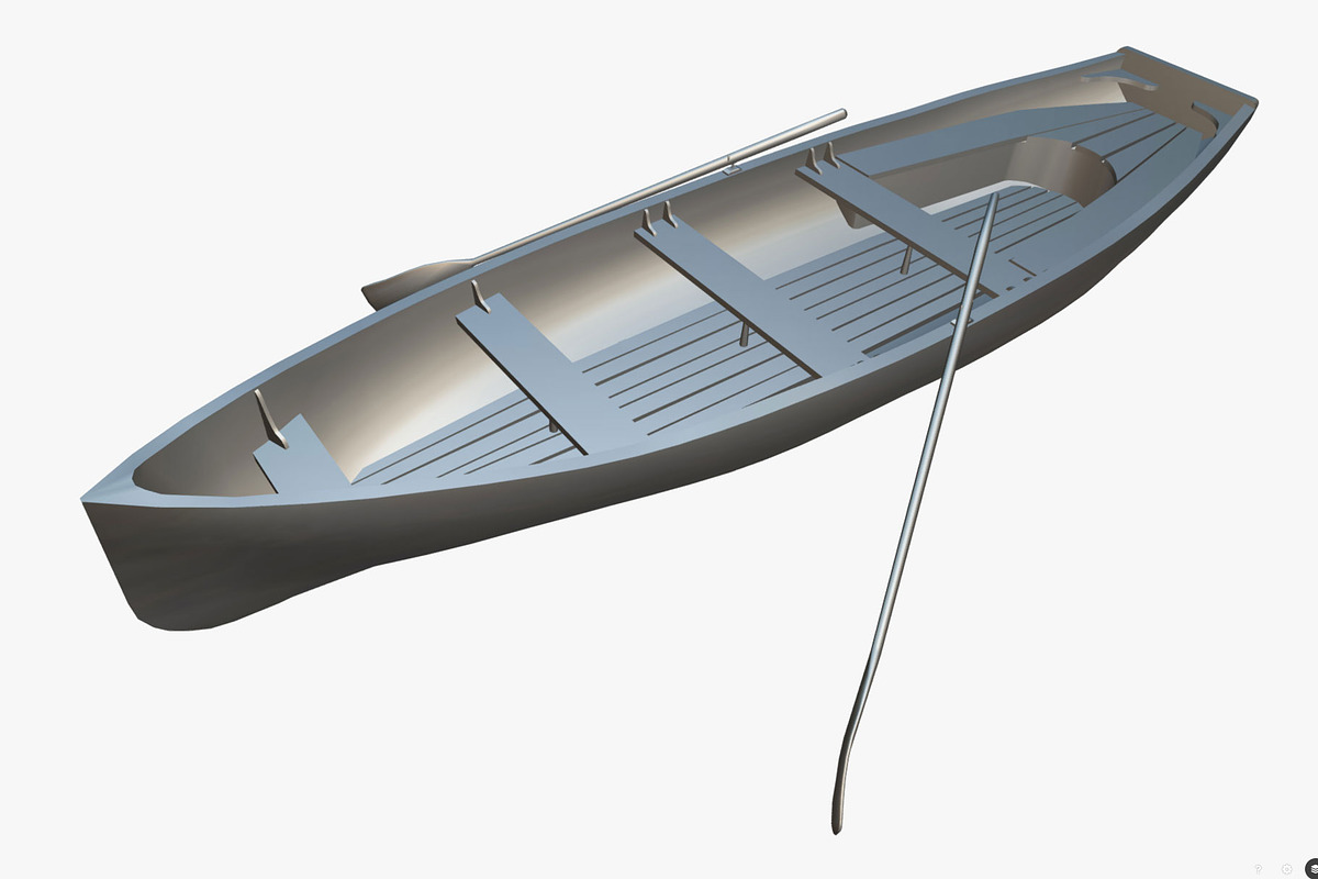 Wooden Boat, a Cars & Vehicle 3D Model by Beatheart Creative Studio (Photo 8 of 12)