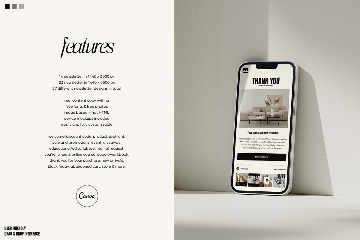 NOLE / Newsletter Template, an Email Template by Wildnun Studio (Photo 2 of 19)