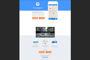 Transport - App Template HTML/CSS