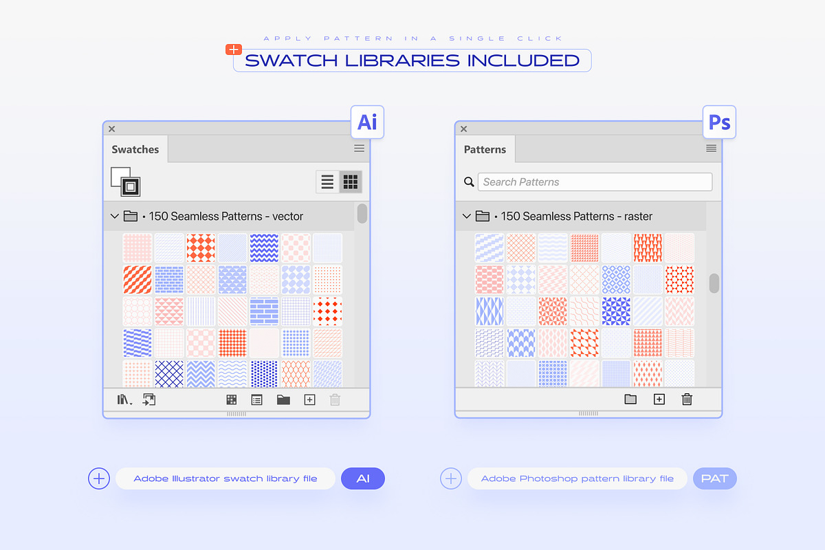 150 Geometric Seamless Patterns Set, a Pattern Graphic by Samolevsky (Photo 16 of 20)