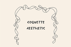 Little Coquette Frames Illustrations