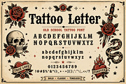 Tattoo Letter, a Blackletter Font by Wow Magic (Thumbnail 4 of 5)