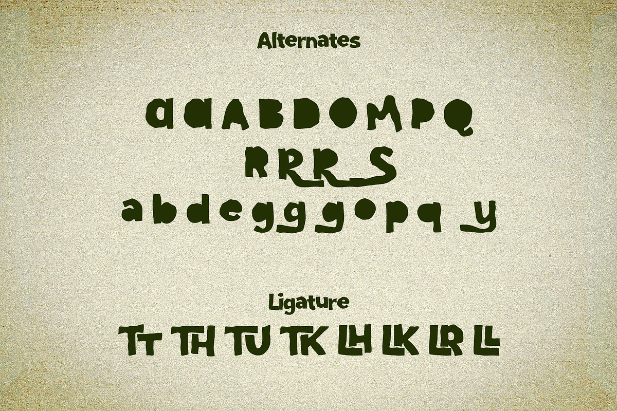 Agusto – Chunky Hand Drawn Font, a Handwritten Font by Mockmenot (Photo 7 of 10)