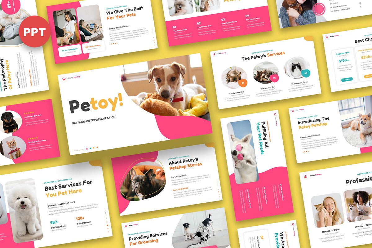 Petoy Pet Shop Powerpoint, a Presentation Template by kerismaker (Photo 1 of 5)