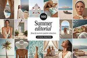 Summer Editorial Stock Photos Bundle, a Photo by DigiPax