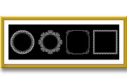 Set of decorative frames, a Pattern Graphic by RODINA (Thumbnail 2 of 3)