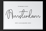 Amsterdam, a Handwritten Font by FreshTypeINK (Thumbnail 1 of 8)