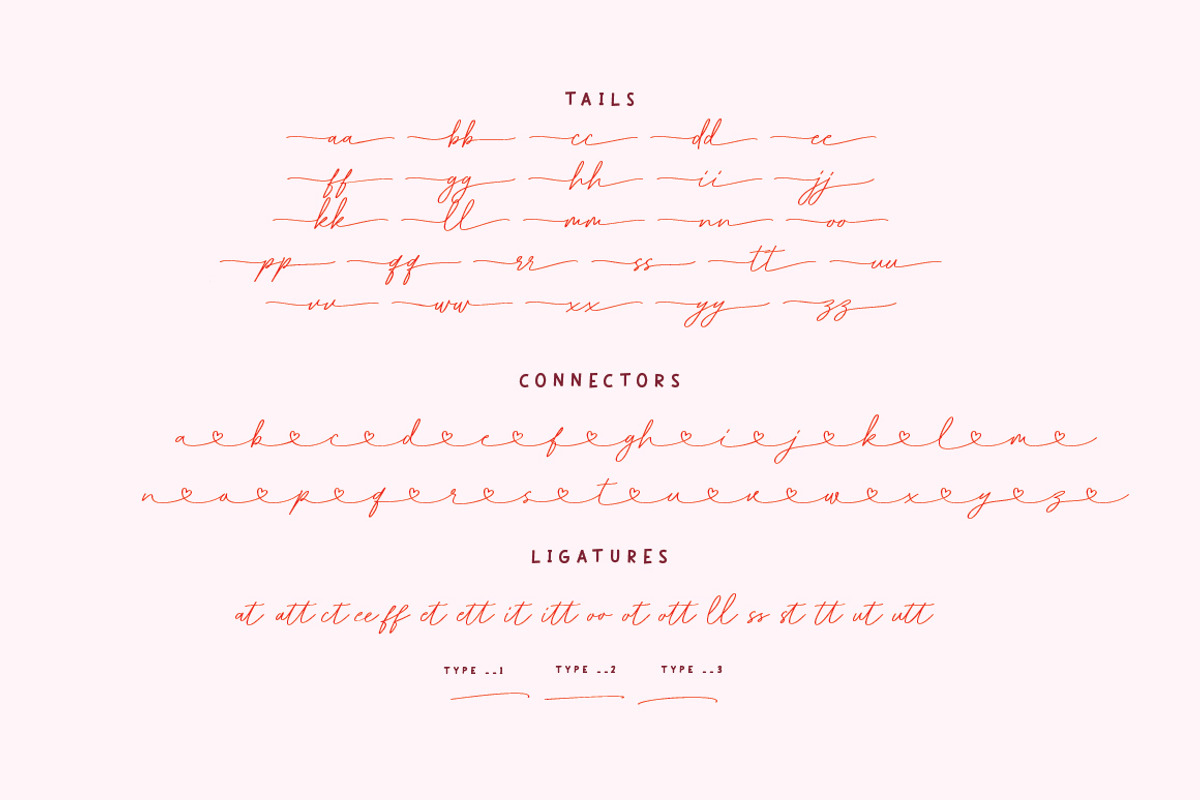 Nichole – Romantic Handwritten Font, a Script Font by Mahesans Co (Photo 6 of 7)