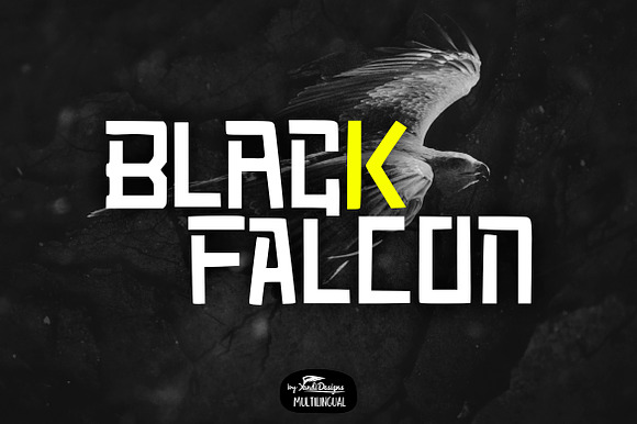 Black Falcon Font preview 6